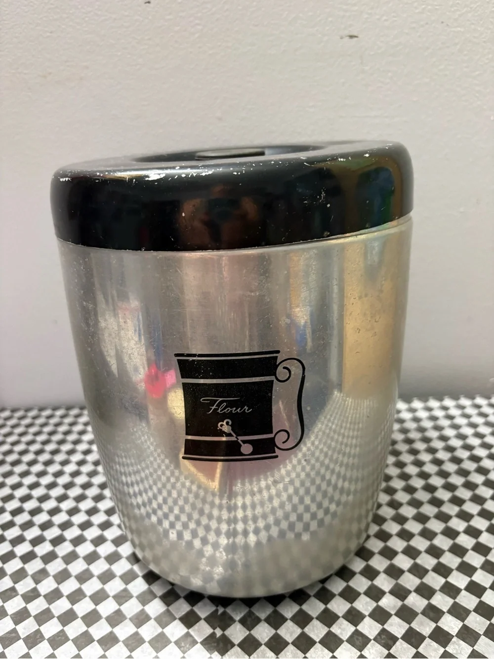 Vintage West Bend Aluminum Retro Nesting Canister Set-4